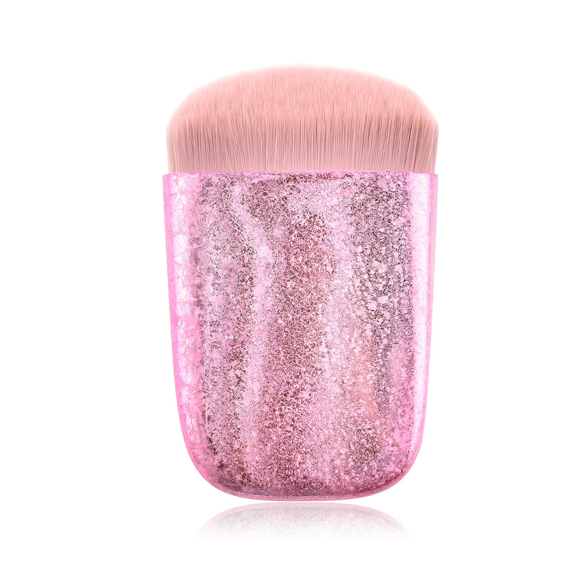 Custom Label Big Vegan Makeup Brush Set Loose Powder Blush Kabuki Face Brush Factory Price