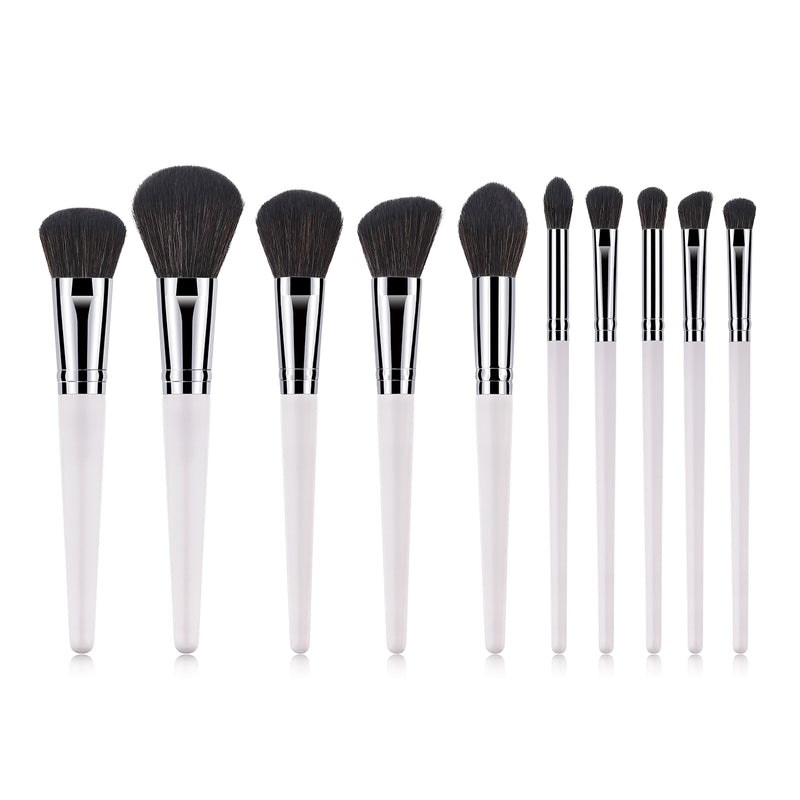 Hot Sale High Quality 10-Piece Makeup Brush Set for Face & Shaving Used with Concealer