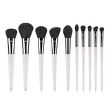Hot Sale High Quality 10-Piece Makeup Brush Set for Face & Shaving Used with Concealer
