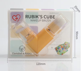 Suji Lian Two-in-One Foundation and Powder Cosmetic Brush Retractable Rotatable Portable Makeup Brush for Face