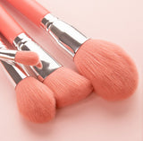 Guangdong 12-Piece Pink Travel Makeup Brush Set with Custom Logo