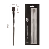 20-Piece Super Badger Hair Angular Blush Face Brush Set with Wood Handle