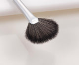 Single Brush Fan Marble Highlight Makeup Tools