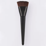 Single Black Multi-Purpose Powder Blush Foundation Brush Large Size for Face Application Compatible with Concealer Shaving Brush