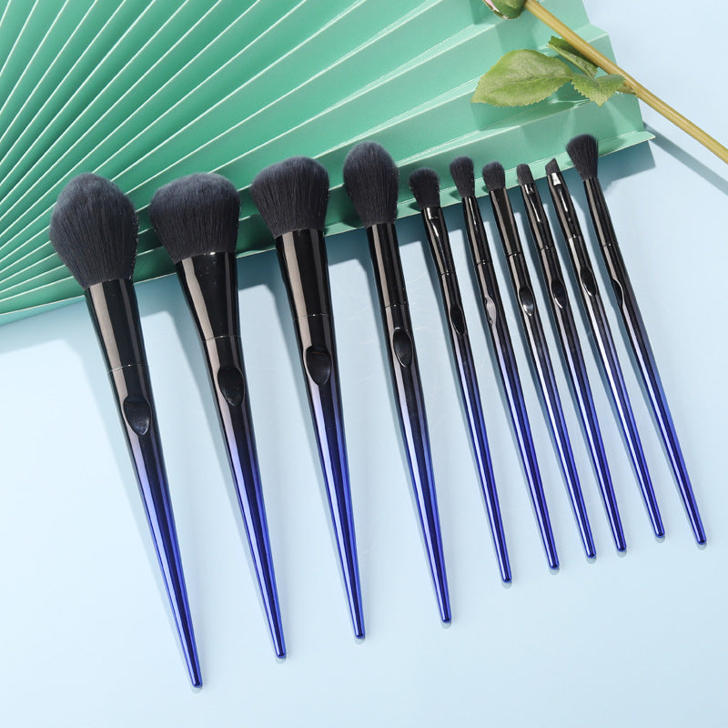 Blue Thumb Super Soft Microcrystal Makeup Brush Set with Bag