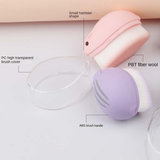 Suji Lian Little Hamster Mini Portable Cute Makeup Brush with Synthetic Hair Plastic Handle for Face Foundation Application