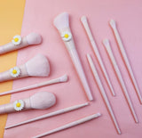 Factory Directly Sale Stock Newest Lovely Design Luxury11pcs Bling Makeup Brush Set with Bag