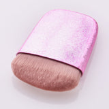 Custom Label Big Vegan Makeup Brush Set Loose Powder Blush Kabuki Face Brush Factory Price