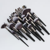 36 individual makeup brushes, high-quality large powder brushes, foundation brushes, eyeshadow brushes, fan-shaped, beauty products