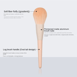 Beginner's for Naked Pink Full Set Eye Shadow Brush 7pc Soft Bristles Cosmetic Makeup Brush Beauty Tool for Face Makeup