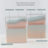 Portable Seamless Push-Pull Retractable Foundation Brush Beauty Muscle Retractable Makeup Brush Set