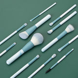 High Quality Makeup Brush Set 12-Piece Wood Handle Air Brush New Design Bulk Makeup Tools