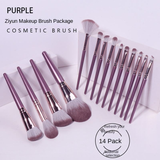 Beauty Tools Makeup Brush Set with Wooden Handle Includes Foundation Eye Shadow Lip Brush for Face Powder Paint Application