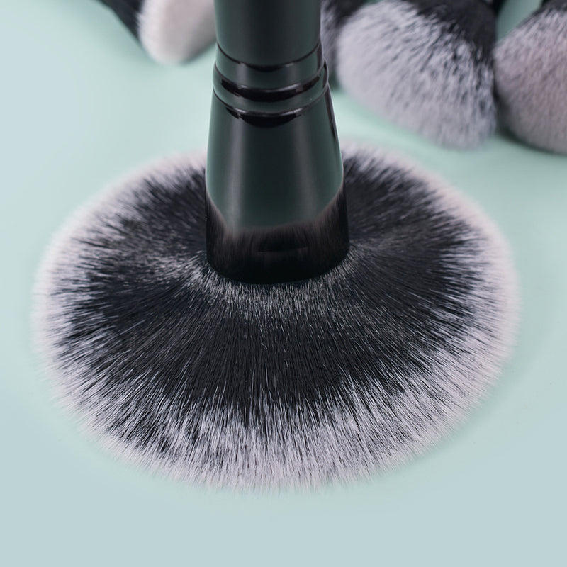 All Black 15 Pieces Professional Makeup Brushes Private Label Wholesale Makeup Brush Set Pincel Maquiagem