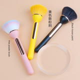 Suji Lian New Lotus Synthetic Hair Plastic Soft Angular Blush Makeup Brush for Face and Foundation
