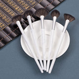 Single Brush Fan Marble Highlight Makeup Tools