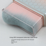 Portable Seamless Push-Pull Retractable Foundation Brush Beauty Muscle Retractable Makeup Brush Set