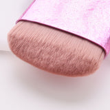 Custom Label Big Vegan Makeup Brush Set Loose Powder Blush Kabuki Face Brush Factory Price