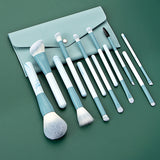 High Quality Makeup Brush Set 12-Piece Wood Handle Air Brush New Design Bulk Makeup Tools