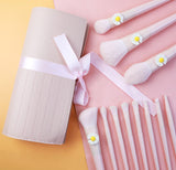 Factory Directly Sale Stock Newest Lovely Design Luxury11pcs Bling Makeup Brush Set with Bag