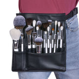 White Wood Handle High End Makeup Brushes Full Set Face Brushes Bling Makeup Brushes with Makeup Bag