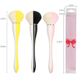 New Single Two-Color Beauty Tools Loose Paint Nail Art Dust Makeup Brush Super Soft Fiber Bristles for Face Use