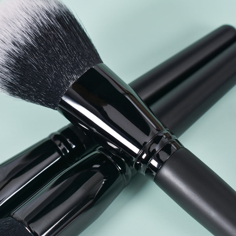 All Black 15 Pieces Professional Makeup Brushes Private Label Wholesale Makeup Brush Set Pincel Maquiagem