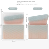 Portable Seamless Push-Pull Retractable Foundation Brush Beauty Muscle Retractable Makeup Brush Set