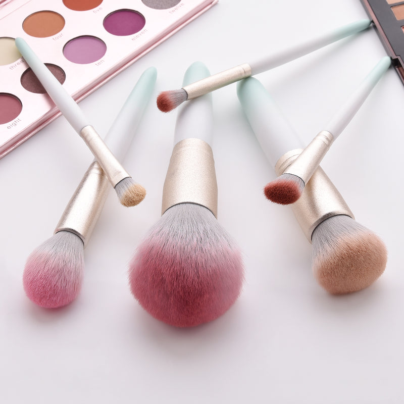 12pcs Makeup Brush Travel Set Oem Makeup Brush Sets Makeup Brush Green