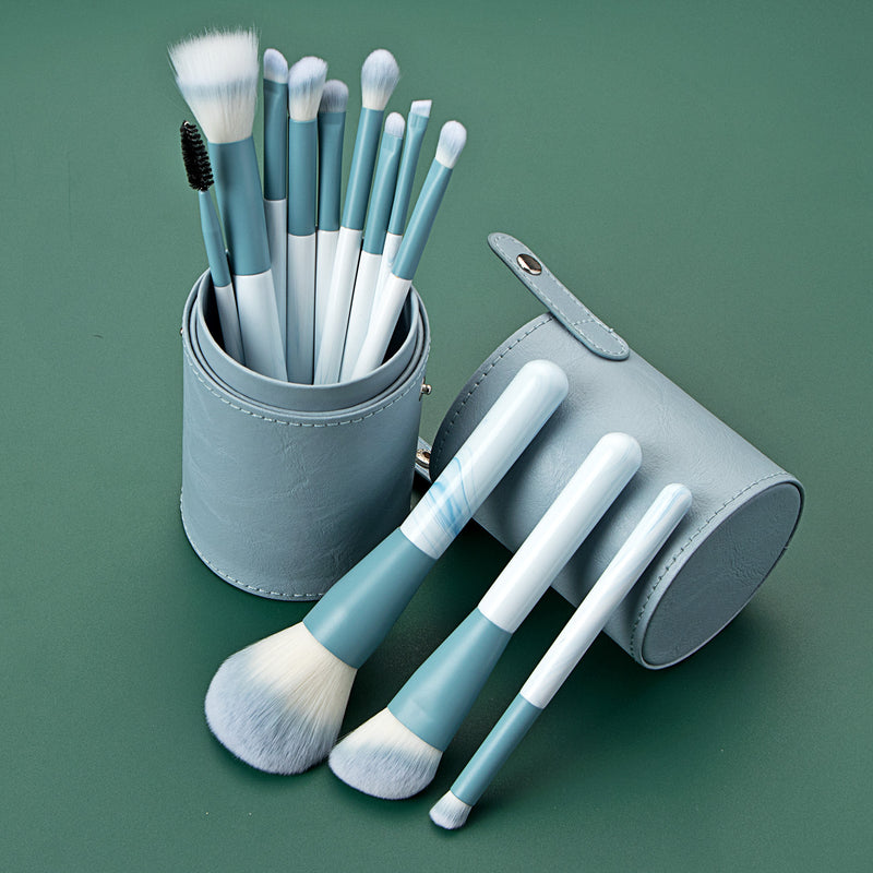 High Quality Makeup Brush Set 12-Piece Wood Handle Air Brush New Design Bulk Makeup Tools