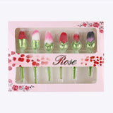 High Quality Rose Style Wholesale 6pcs Makeup Brush Set