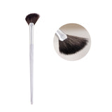 Single Brush Fan Marble Highlight Makeup Tools