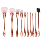 Pink Makeup Brush Set 10 Beauty Tools for Face Synthetic Hair Full Set of Small Waist for Amazon Net Red Explosion