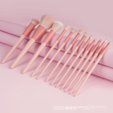 Beauty Tools Makeup Brush Set with Wooden Handle Includes Foundation Eye Shadow Lip Brush for Face Powder Paint Application