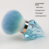 Portable Large Beauty Powder Brush for Amazon Explosion-Nylon Amazon Portable Diamond Nail Powder Brush Portable Makeup Brush