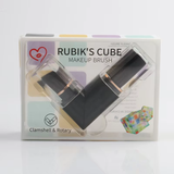 Suji Lian Two-in-One Foundation and Powder Cosmetic Brush Retractable Rotatable Portable Makeup Brush for Face