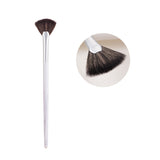 Single Brush Fan Marble Highlight Makeup Tools