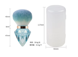 Portable Large Beauty Powder Brush for Amazon Explosion-Nylon Amazon Portable Diamond Nail Powder Brush Portable Makeup Brush