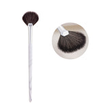 Single Brush Fan Marble Highlight Makeup Tools