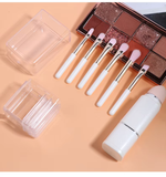 New Portable Mini Retractable 8-in-1 Makeup Brush Set 8pcs Face Eye Shadow and Blush Brushes