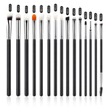 40-piece hot-selling makeup brush set, black and silver, animal hair, foundation brush, eyeshadow brush, full set of brushes, foundation liquid