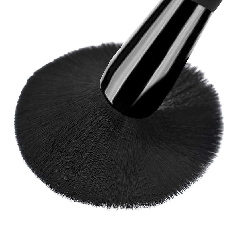 High-End 9pcs Unbranded Makeup Brush Set Private Label Black Barrel Premium Quality Brushes